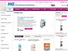 Tablet Screenshot of hg-shop.ro